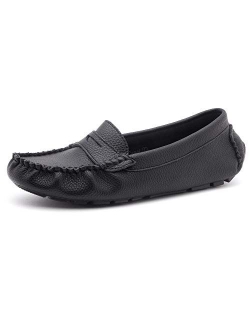 Canal Women's Casual Bowknot Penny Loafers Moccasins Driving Shoes Slip on Flat Boat Shoes