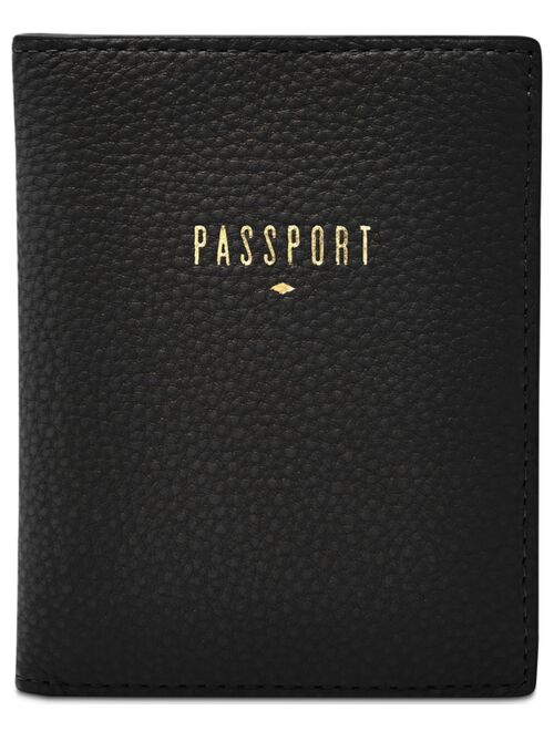 Fossil Travel RFID Leather Passport Holder