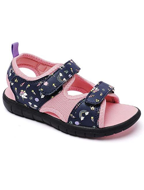 Ataiwee Toddlers Girls Sport Sandals, Athletic Open Toe Outdoor Summer Walking Water Shoes (Toddler/Little Kid).