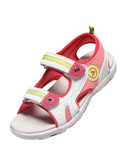 Kids Closed Toe Sandals, Outdoor Hiking Water Sandals, Sport Athletic Beach Summer Shoes (Toddler/Little Kid/Big Kid)