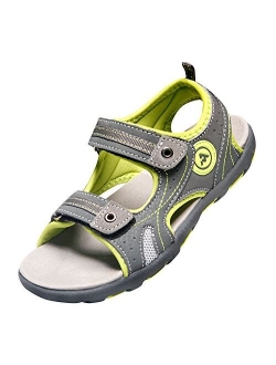 Kids Closed Toe Sandals, Outdoor Hiking Water Sandals, Sport Athletic Beach Summer Shoes (Toddler/Little Kid/Big Kid)