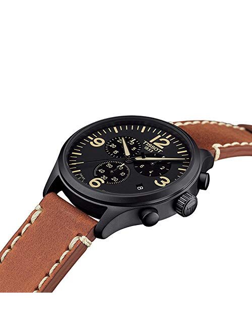 Tissot mens Tissot Chrono XL Stainless Steel Casual Watch Beige T1166173605700