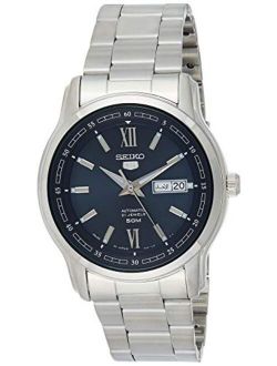 5 Automatic Blue Dial Stainless Steel Men's Watch SNKP17J1