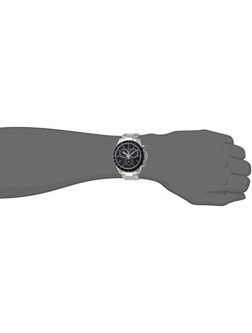 Tissot mens V8 Chrono Quartz Stainless Steel Casual Watch Grey T1064171105100