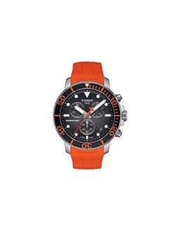 mens Seastar 660/1000 Stainless Steel Casual Watch Orange T1204171705101