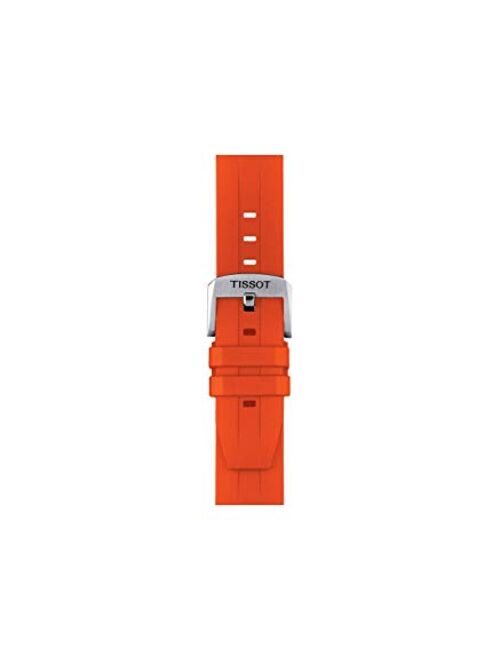 Tissot mens Seastar 660/1000 Stainless Steel Casual Watch Orange T1204171705101