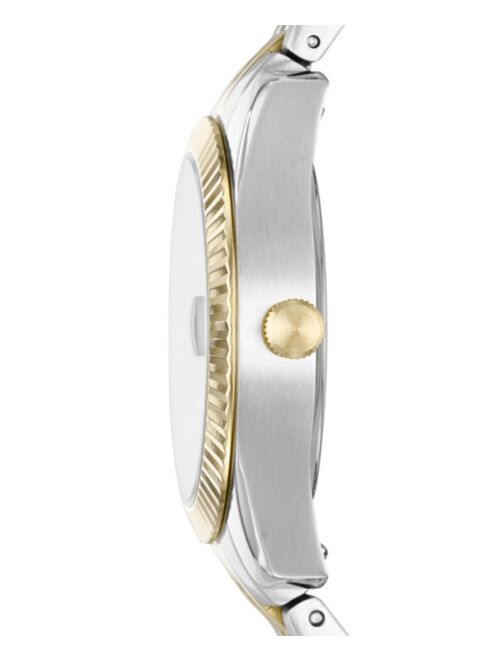 Fossil Women's Scarlette Mini Two-Tone Bracelet Watch 32mm