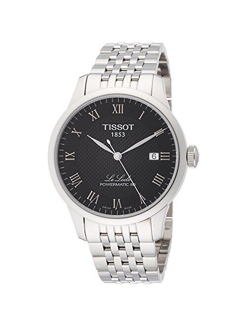 Tissot mens Le Locle Stainless Steel Dress Watch Grey T0064071105300