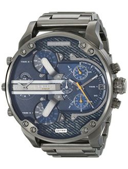 Men's DZ7331 Mr Daddy 2.0 Gunmetal-Tone Stainless Steel Watch