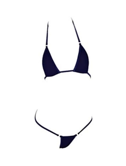 LinvMe Women's Extreme Sexy Hot Silk Micro Bikinis Set Mini Thong Tanning Swimwear