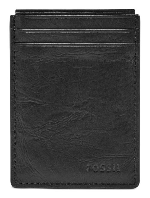 Fossil Men's Neel Leather Magnetic Card Case