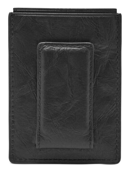 Fossil Men's Neel Leather Magnetic Card Case