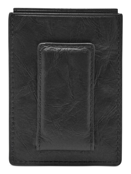 Fossil Men's Neel Leather Magnetic Card Case