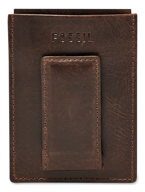 Fossil Men's Leather Derrick RFID Card Case