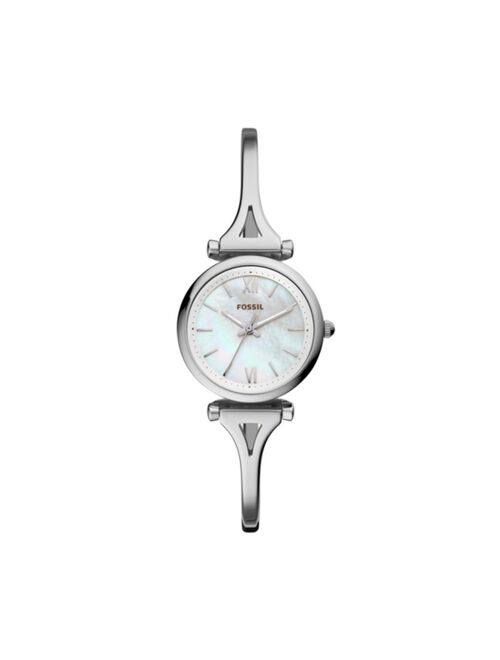 Fossil Carlie Mini Three-Hand Stainless Steel Watch 28mm