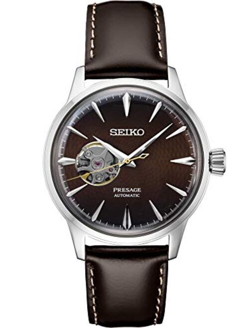 Seiko Presage Automatic Leather Watch SSA407