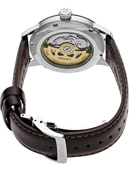 Seiko Presage Automatic Leather Watch SSA407