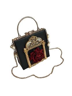 Nite closet Victorian Handbag Gothic Purses Lolita Shoulder Bag for Women Vintage Clutch