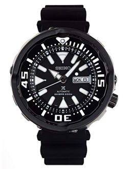 Prospex Tuna Automatic Diver's 200M Black Ceramic Watch with Silicone Band SRPA81K1