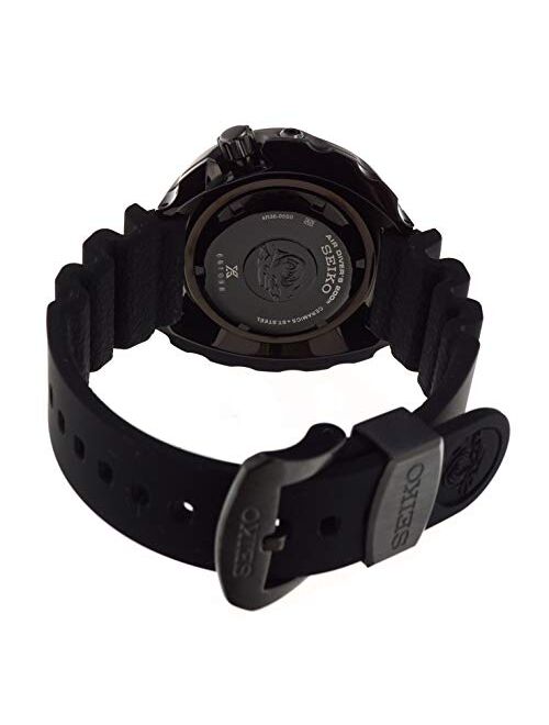 Seiko Prospex Tuna Automatic Diver's 200M Black Ceramic Watch with Silicone Band SRPA81K1