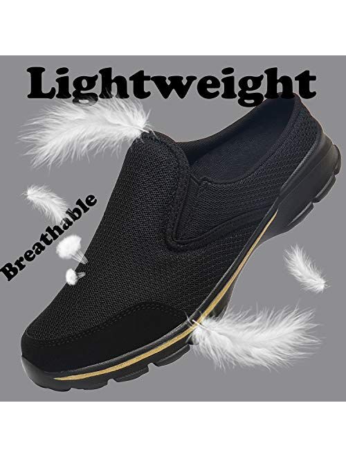 ChayChax Womens Mens Slip-on Mules House Slippers Shoes Comfortable Casual Indoor Outdoor Slippers Clogs Non Slip