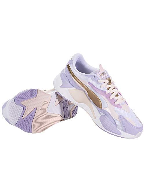 PUMA Womens Rs-X3 C+S Lace Up Sneakers Shoes Casual - Purple