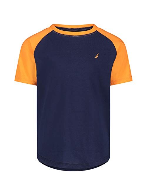 Nautica Boys' Short Sleeve Colorblock T-Shirt