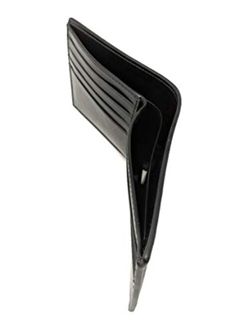 Coach Mens F75083 Double Billfold Signature Wallet Charcoal/ Black