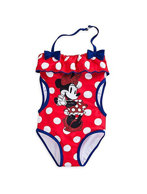 Disney Store Deluxe Minnie Mouse Trikini Swimsuit Size