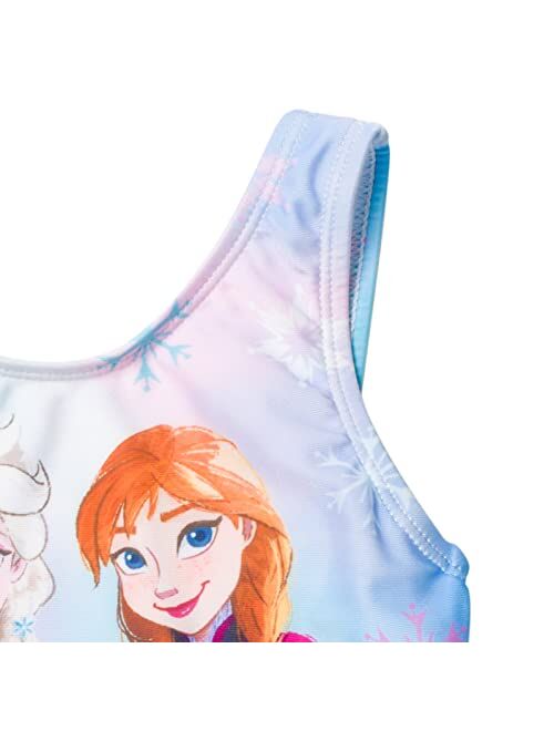 Disney Frozen Elsa Toddler Girls Ruffle One Piece Bathing Suit