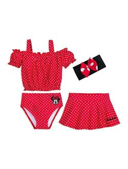Minnie Mouse Deluxe Swimsuit Set for Girls