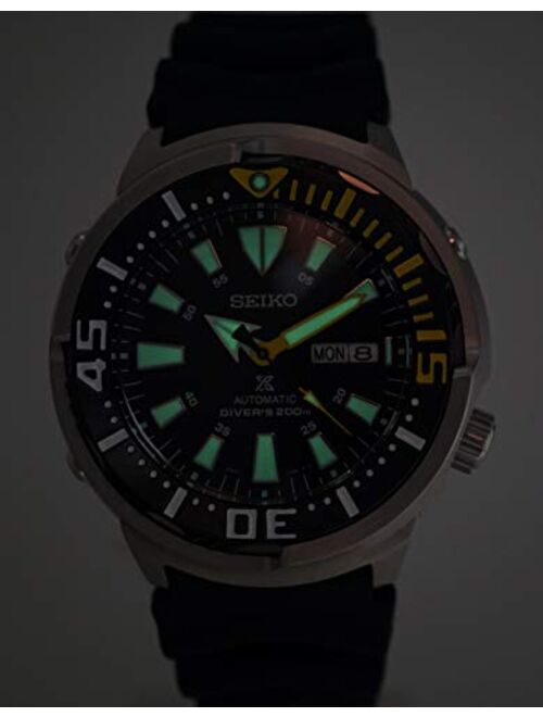Seiko Prospex Mens 'Baby Tuna' Automatic Diver's 200m Silicone Strap Watch SRPE87K1