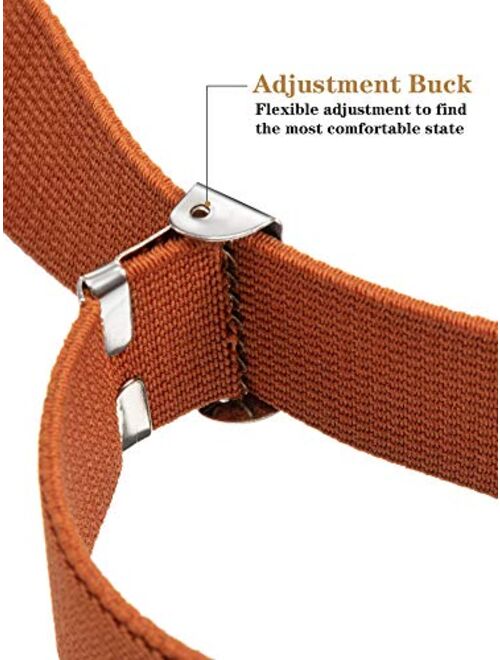 9 Pieces Buckle-free Kids Belts Adjustable Elastic Belts Stretch Waistbelt for Boys and Girls