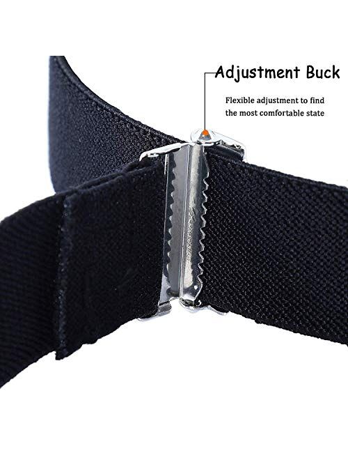 ZoneStar No Buckle Stretch Kids Belt for Boys and Girls Buckle Free Child Adjustable Invisible Belt
