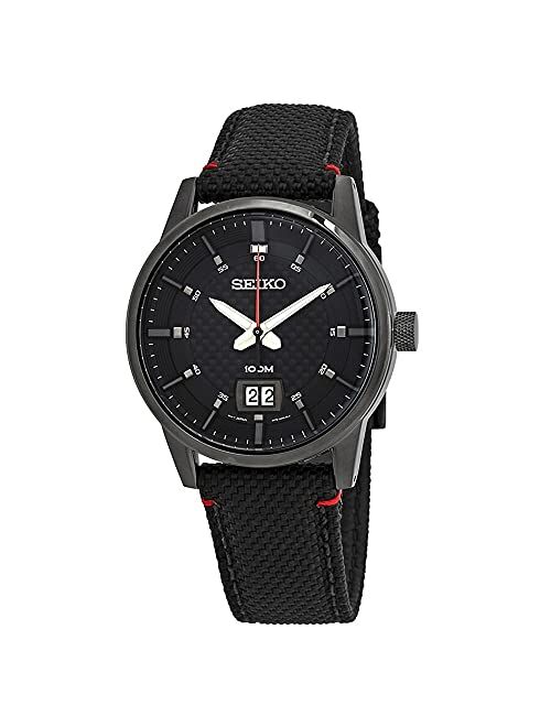 Seiko neo Sports Mens Analog Quartz Watch with Nylon Bracelet SUR271P1