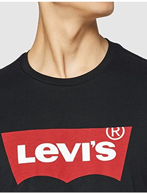 Levi's Mens Printed Short-Sleeved, Round Neck T-Shirt