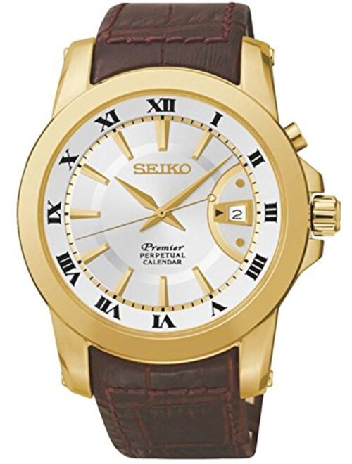Seiko Men's SNQ144P1 Premier, Perpetual Calendar Watch