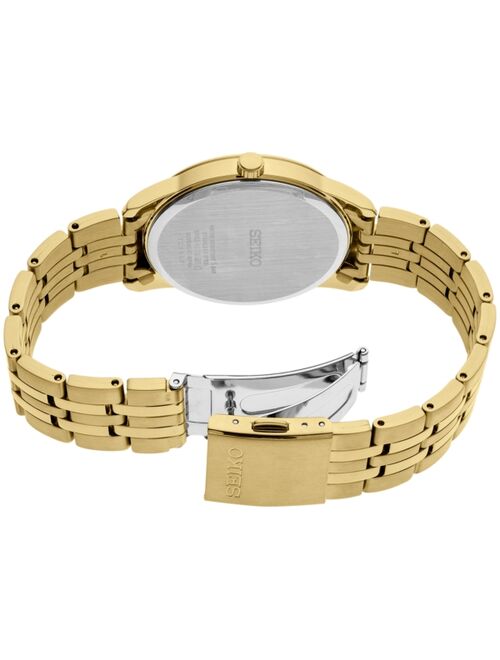 Seiko Men's Essential Gold-Tone Stainless Steel Bracelet Watch 40mm