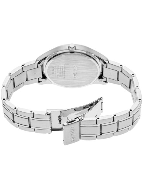 Seiko Men's Essential Stainless Steel Bracelet Watch 39mm