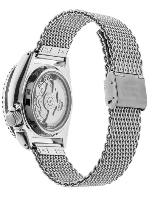 Seiko Men's Automatic 5 Sports Stainless Steel Mesh Bracelet Watch 42.5mm