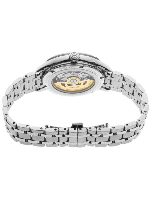 Seiko Men's Automatic Presage Stainless Steel Bracelet Watch 41.7mm