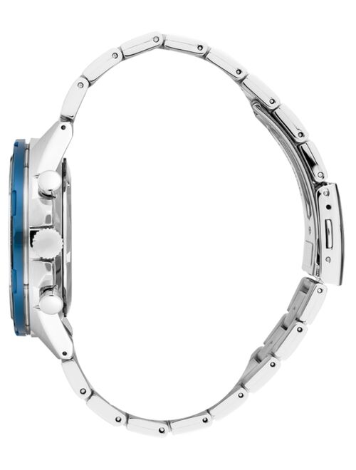 Seiko Men's Essentials Chronograph Stainless Steel Bracelet Watch 43.9mm