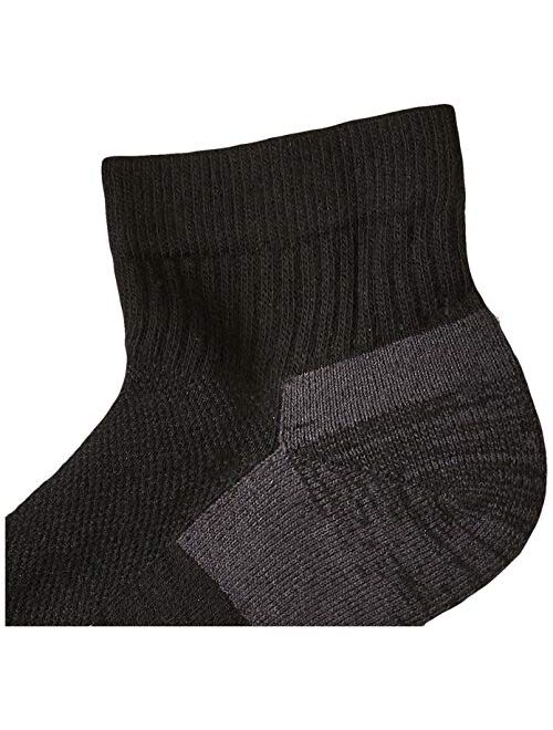 Amazon Essentials Men's 6-Pack Performance Cotton Cushioned Athletic Ankle Socks