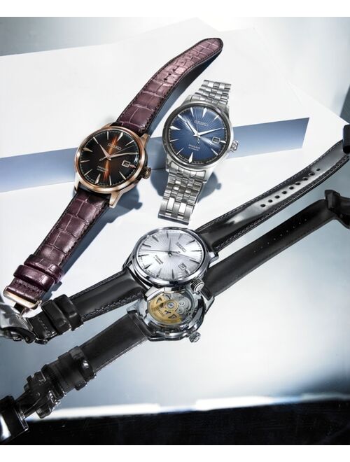Seiko Men's Automatic Presage Stainless Steel Bracelet Watch 40.5mm