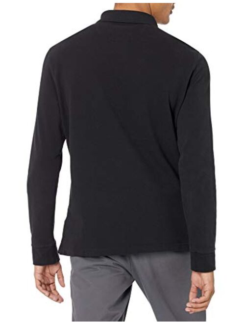 Amazon Essentials Men's Slim-fit Long-Sleeve Pique Polo
