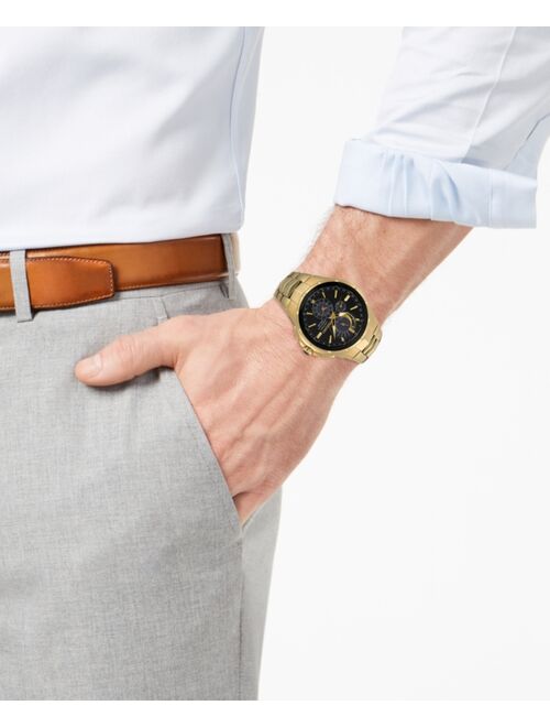 Seiko Men's Solar Chronograph Coutura Gold-Tone Stainless Steel Bracelet Watch 44mm
