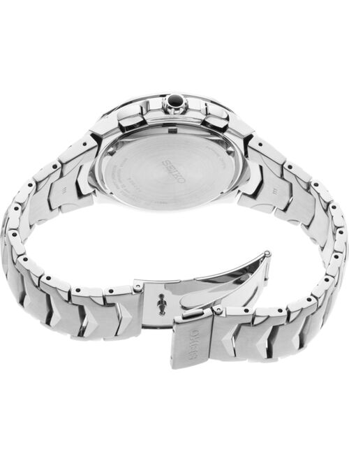 Seiko Men's Solar Chronograph Coutura Stainless Steel Bracelet Watch 45.5mm