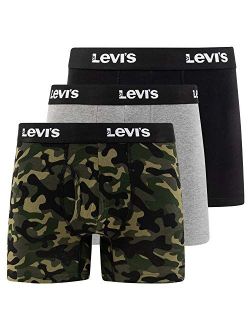 Levis Mens Boxer Briefs, Mens Underwear, Perfect Boxer Brief for Men - 3 Pack