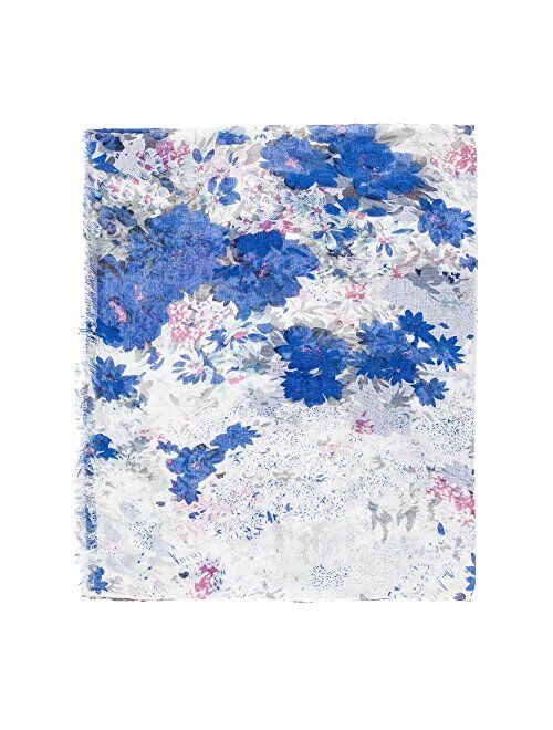 Scarf for Women Lightweight Floral Flower Scarves for Spring Fall Shawl Wrap