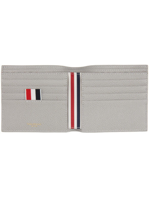 Grey Diagonal Stripe Bifold Wallet
